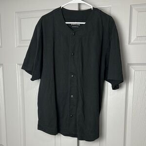 Everlane Black Jersey Shirt